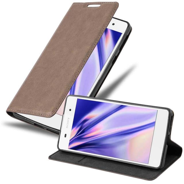 Sony Xperia E5 lommebokdeksel case (brun)