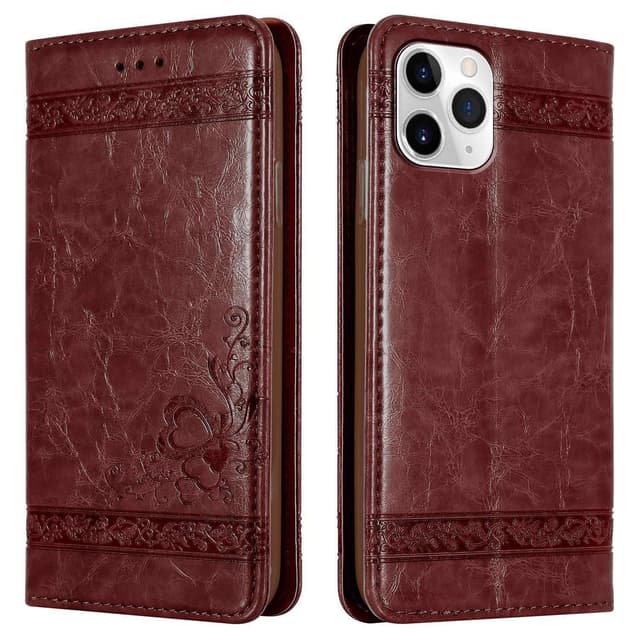 iPhone 11 PRO Plånboksfodral Skal (Röd)