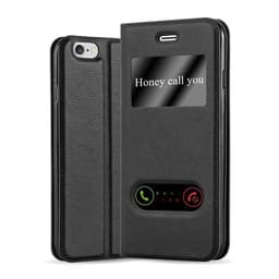 Lompakkokotelo iPhone 6 PLUS / 6S PLUS Case (Musta)