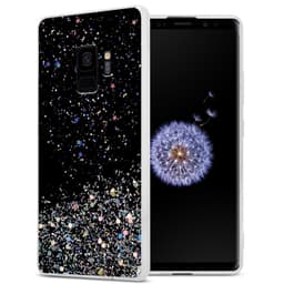 Samsung Galaxy S9 Silikondeksel Glitter (svart)