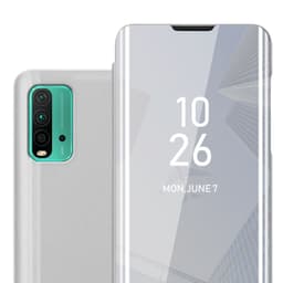 Xiaomi RedMi 9T / POCO M3 lommebokdeksel etui (sølv)