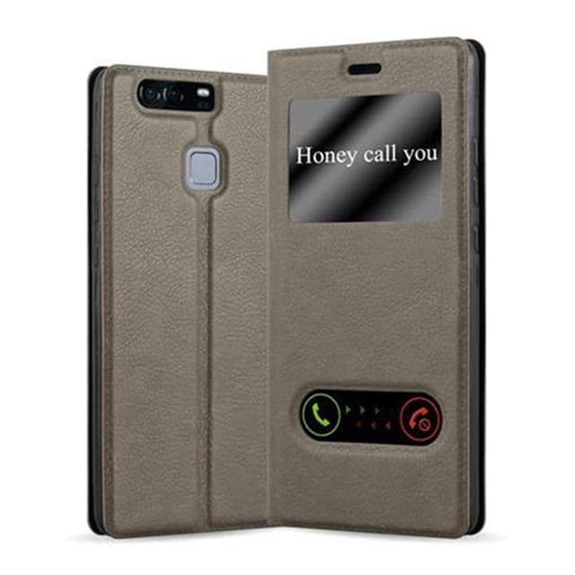 Pungetui Huawei P9 Cover Case (Brun)