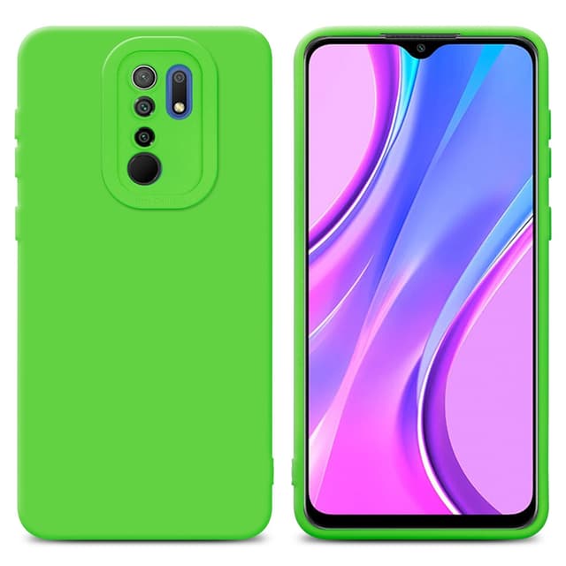 Xiaomi RedMi 9 Cover Etui Case (Grøn)