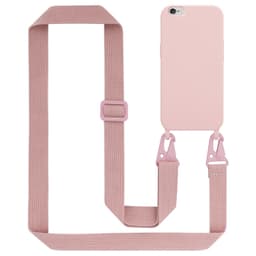 Suojakuori iPhone 6 / 6S Kotelo Ketju (Vaaleanpunainen)