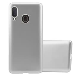 Samsung Galaxy A10e / A20e Suojakuori Kotelo (Hopea)