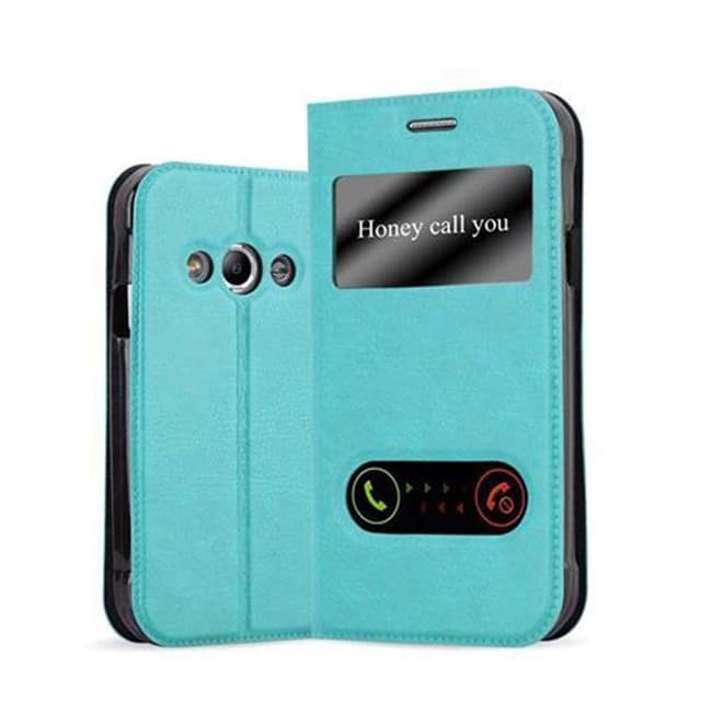 Lompakkokotelo Samsung Galaxy XCover 3 Case (Turkoosi)