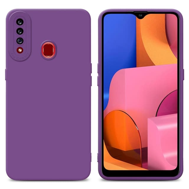 Samsung Galaxy A20s Cover Etui Case (Lilla)