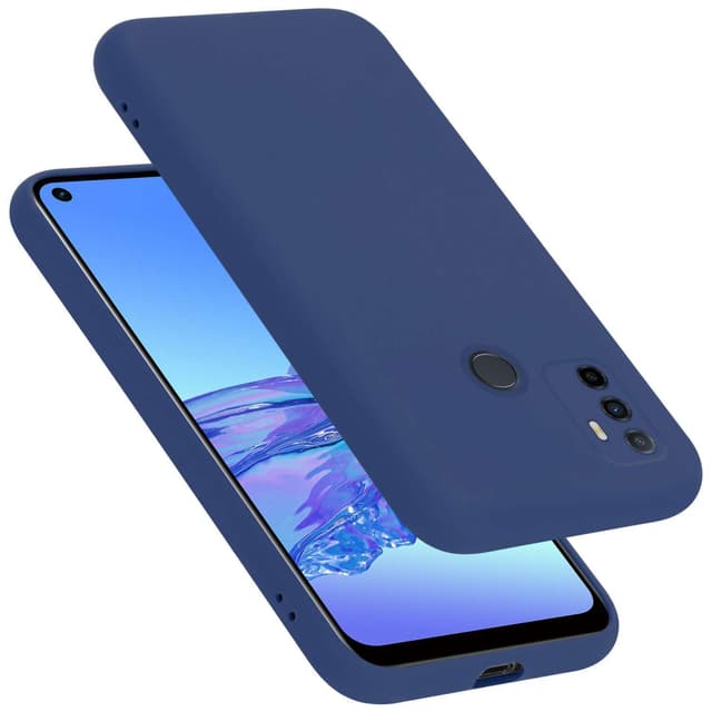 Oppo A53s silikondeksel case (Blå)