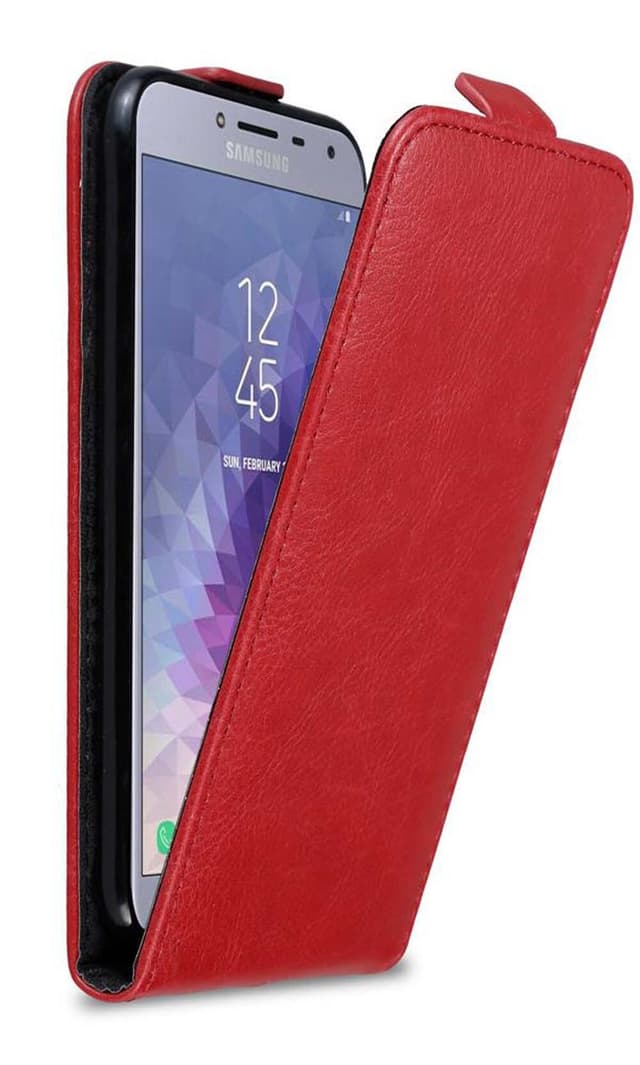 Samsung Galaxy J4 2018 Flipfodral Skal (Röd)