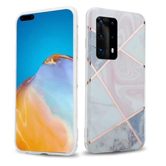 Huawei P40 Pungetui Cover Case (Lyserød)