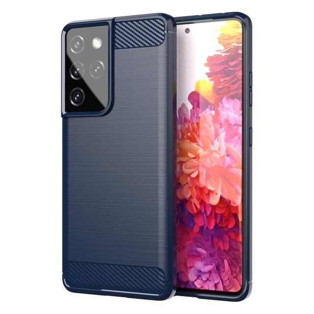 Samsung Galaxy S21 ULTRA Cover TPU Etui (Blå)