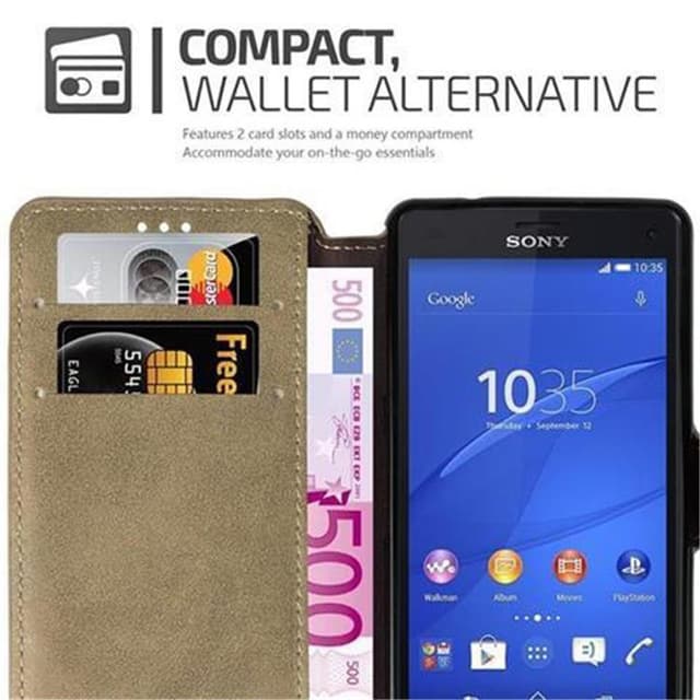 Sony Xperia Z3 COMPACT Suojakuori Lompakkokotelo