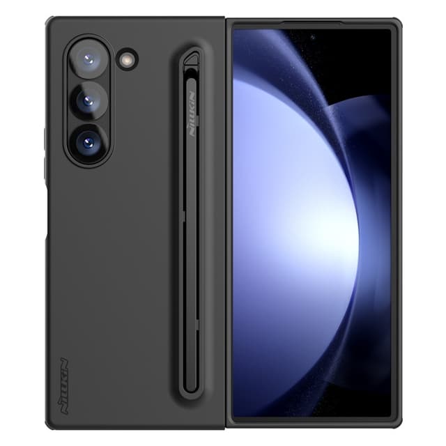 NILLKIN Flex Pure Fold Cover til Samsung Galaxy Z Fold6 5G Silikone + PC Telefoncover med Stylus Pen - Sort