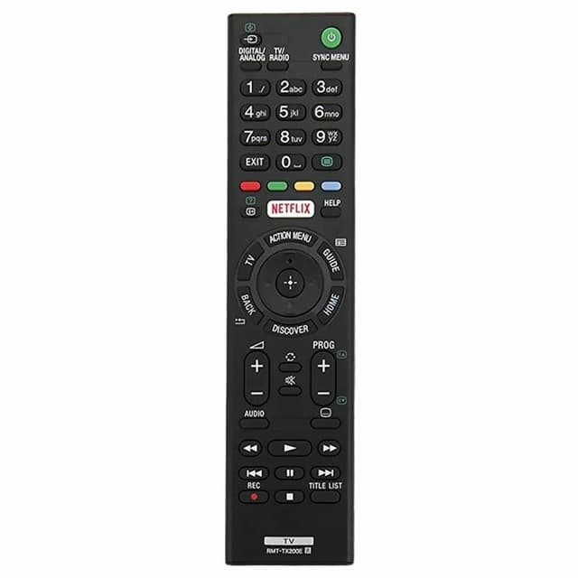 TV fjärrkontroll Ersättning för RMT-TX200E Sony TV