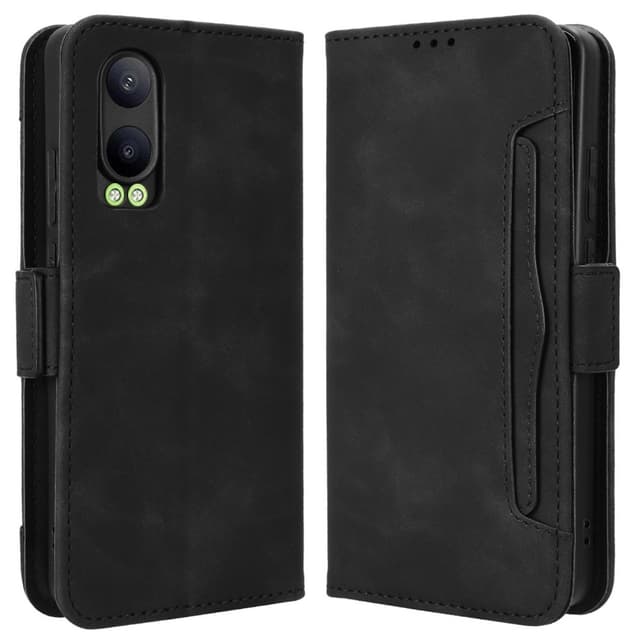 Wallet Stand Flip -puhelinkotelo OnePlus Nord CE4 Lite - musta