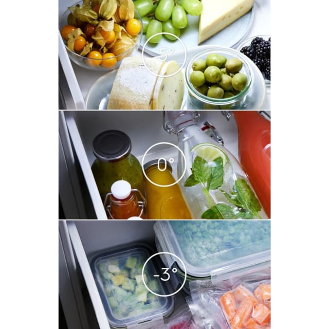 Nauti joustavammasta ruoan säilytyksestä MultiChill 0°C -laatikon avulla.