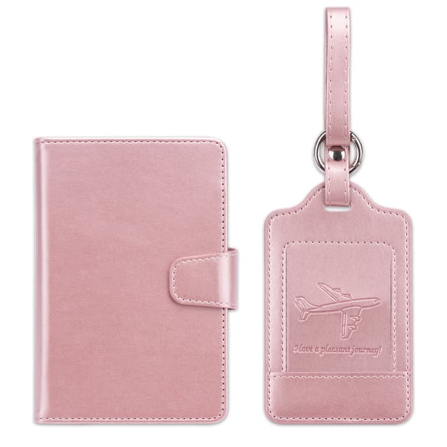Dokument- & Korthållare för Resor Rosa