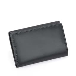 INF RFID-lommebok, kortholder, slank trifold-design, ekte skinn