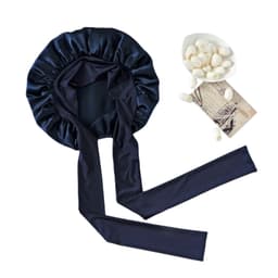 Yömyssy Yömyssy 100 % silkkiä Laivastonsininen
