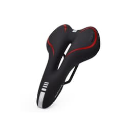 Silikone cykelsadel Black+Red