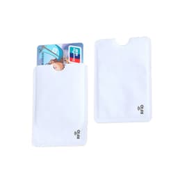 12 stk. RFID-blokerende korthylstre Hvid