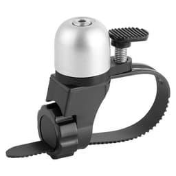 Mini cykelklokke Sølv