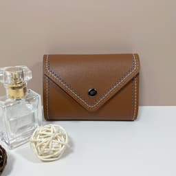 Stilfuld kortholder til kvinder Brun