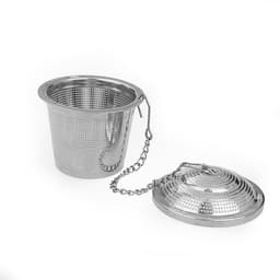 Te-infuser i rustfritt stål, tesil for løs te