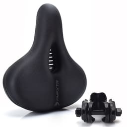 Komfortabel cykelsadel - Fritidsmodel med Memory Foam