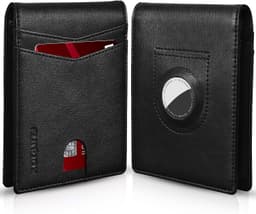 AirTag-kortholder med RFID Anti-Theft Sort