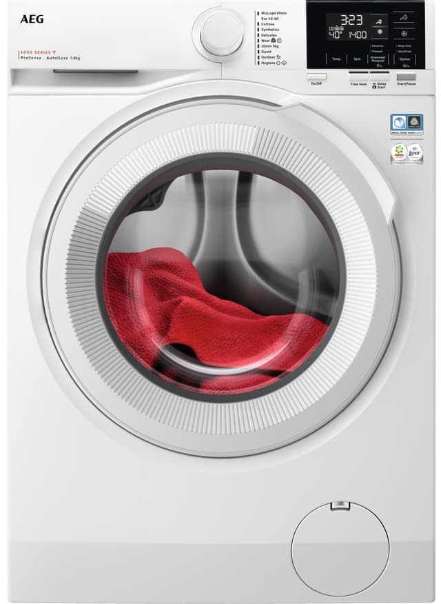 AEG serie 6000 tvättmaskin LR622F84Q (8kg)