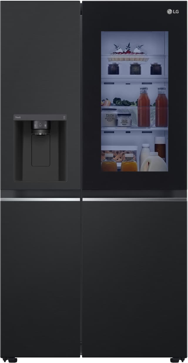 LG InstaView Side-by-side GSGV81EPLL (sort) billede 1