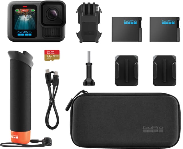 GoPro HERO13 actionkamerapakkaus (musta)