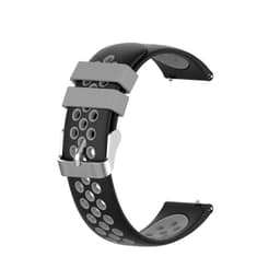 Silikonreim for Ticwatch E3, Pro og GTH Svart+grå