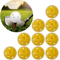 Träningsgolfbollar Plast 10-pack Gul