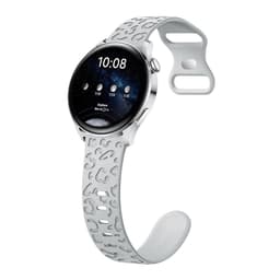 20 mm silikon urrem til Huawei GT4/3 Samsung Watch Grå
