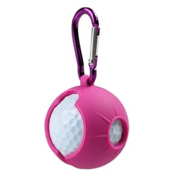Golfballholder med nøkkelring Rosa