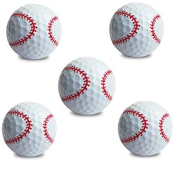 Golfbolde til golftræning i baseball-stil 5-pak
