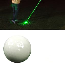 Glödande i mörkret Golfboll Vit