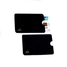 12-pakning RFID-blokkerende korthylser Sort
