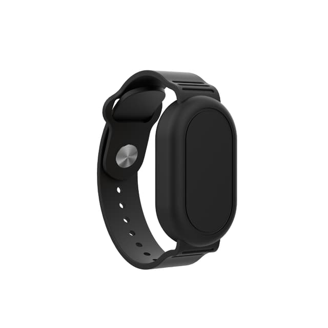 Silikone-armbåndsbeskyttende etui til Galaxy SmartTag2 Sort