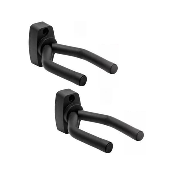 Universell gitarhenger Sort 2-pakning