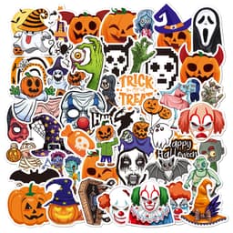 Halloween-tarrat 50 kpl Monivärinen