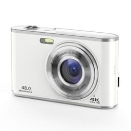 Digitalkamera 4K 48MP 16 x zoom webbkamera Silver