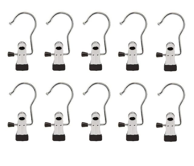 Koukku kiinnikkeellä Ruostumaton teräs   10-pack