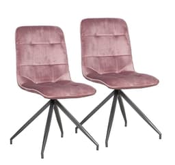 Stoler 2stk RIMINI rosa