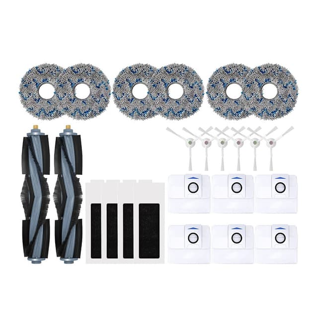 Sett med erstatningstilbehør for Ecovacs Deebot T20 OMNI/T20/T20 Max/T20 Pro