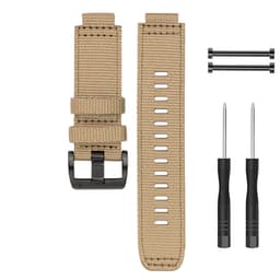 Nylon klockarmband med spänne för Garmin Kaki