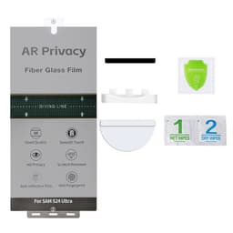 Anti-Spy AR-film for Samsung S24 Ultra med installasjonsverktøy