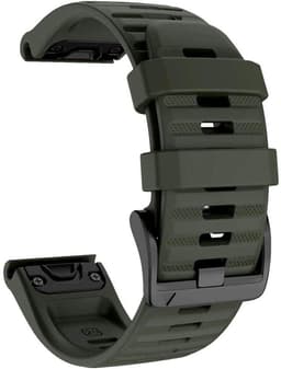 Garmin Fenix rannekoru silikoni armeijanvihreä